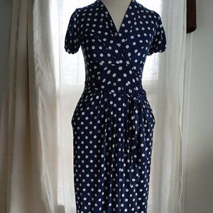 Sassia Paris Summer Polka-Dot Dress